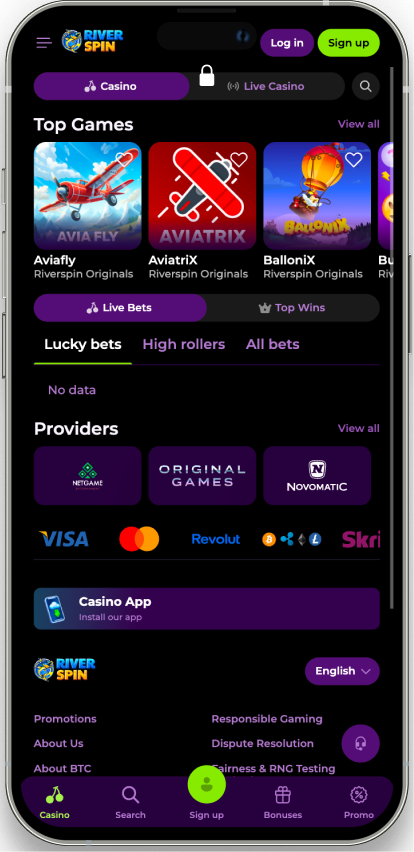 Riverspin application